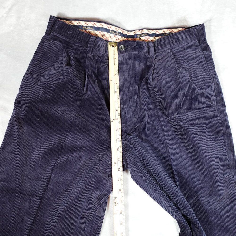 Brooks Brothers Elliot Corduroy Pants Mens 38x30 (Fits 38x28) Altered Cuffed - Picture 10 of 10